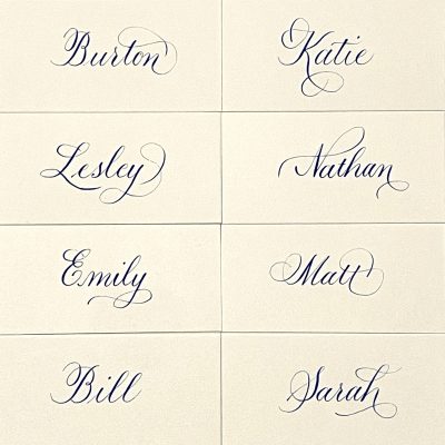 Place Cards Chapman Calligraphy